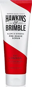 Pleťový peeling Hawkins & Brimble Elemi & Ginseng Pre-Shave Scrub 125 ml
