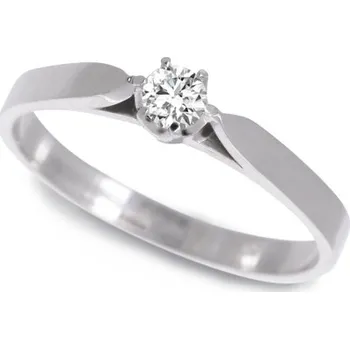 Prsten Zlatý zásnubní prsten s briliantem BP0062F + DÁREK ZDARMA