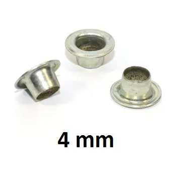 Průchodky, dírky, očka 4 mm jednodílné