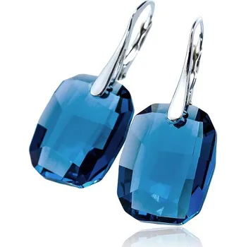 Náušnice Lafira stříbrné náušnice Blue Graphic 446