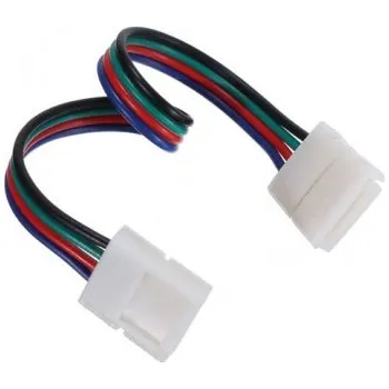 LED páska Spojovací konektor k LED pásku RGBW nepájivý 10mm (Spojovací konektor k LED pásku nepájivý)