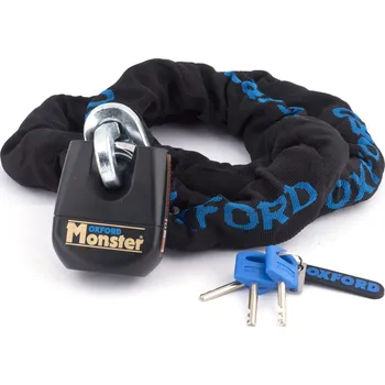 Zabezpečení motocyklu Zámek - řetěz na motocykl OXFORD MONSTER délka 1,2 m (Ochrana majetku, ochrana vozidel)
