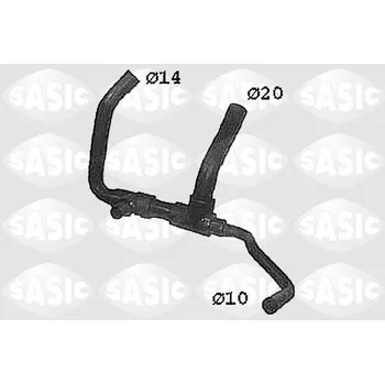 Auto-moto Hadice chladiče SASIC SWH4335