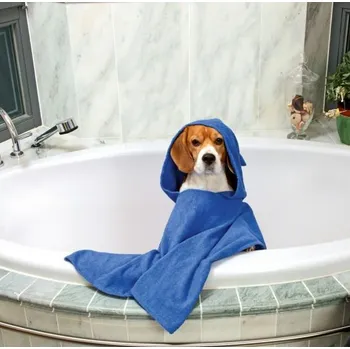 Obleček pro psa Karlie-Flamingo Pončo pro psa modré L 70x70cm