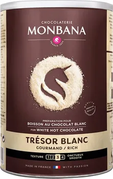 Monbana Trésor de Chocolat bílá čokoláda 500 g