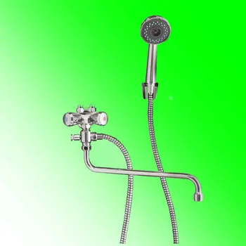 Ohřívač vody CLAGE Nástěnná baterie BGU s přepínacím ventilem pro umyvadlo a sprchu, raménko 30 cm.