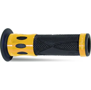Gripy - rukojeti pro silniční motocykly PROGRIP 728 černá/zlatá 22 až 25 mm