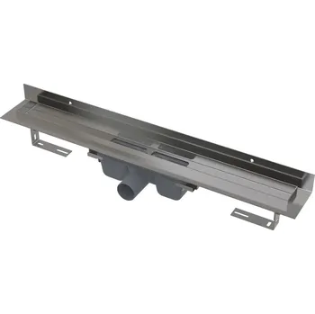 Odvodňovací žlab APZ16 Wall - podlahový žlab, pevný límec ke stěně, 30 cm APZ16-300