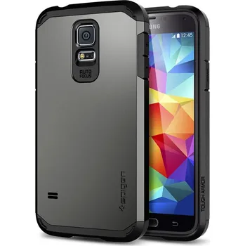 Recenze Spigen Tough Armor pro Samsung Galaxy S5 Gunmetal Pouzdro na mobilní telefon Recenze Spigen Tough Armor pro Samsung Galaxy S5 Gunmetal