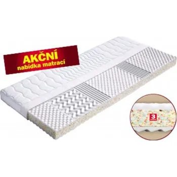 Matrace Neapol - Dřevočal, sendvičová matrace z PUR pěny Aloe Vera, 90 x 200 cm TYPICKÝ ROZMĚR