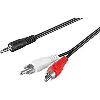 Počítač GOOBAY Kabel Jack 3,5 mm vidlice - 2xRCA vidlice 3m stereo