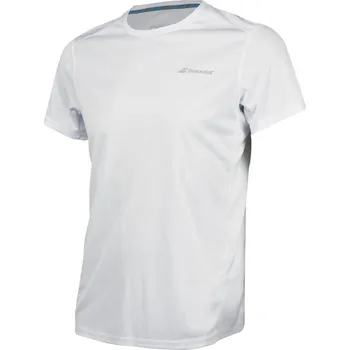 Pánské tričko Pánské tenisové tričko Babolat Core Flag Club Tee, white - XL BABOLAT - doprava zdarma