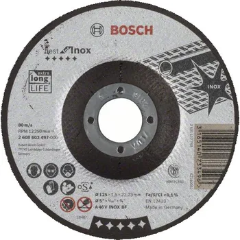 Řezný kotouč Bosch příslušenství professional Bosch Dělicí kotouč profilovaný Best for Inox 2608603497