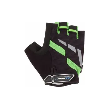 Cyklistické rukavice PRO-T rukavice Veneto černo-zelená , vel. XL
