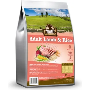 Krmivo pro psa Wuff! Adult Lamb/Rice 15 kg