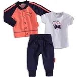 Dívčí souprava DIRKJE SRDÍČKO modrá Velikost: 56