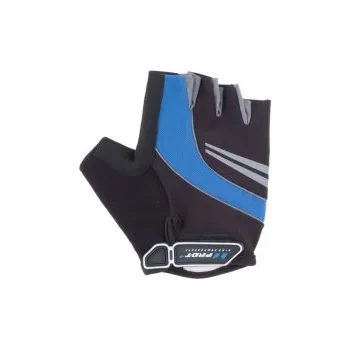 Cyklistické rukavice PRO-T Plus rukavice Salerno černo-modrá, vel. XS