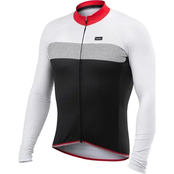 cyklistický dres Kalas Passion X7 dlouhý rukáv bílý