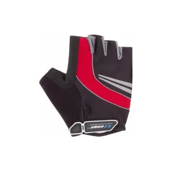 Cyklistické rukavice PRO-T Plus rukavice Salerno černo-červená, vel. XS