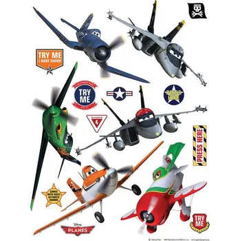 Samolepící dekorace Samolepící dekorace AG Design - Disney DK 1763 Planes Try, (65 x 85 cm)