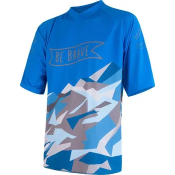 cyklistický dres Sensor Brave pánský dres modrý