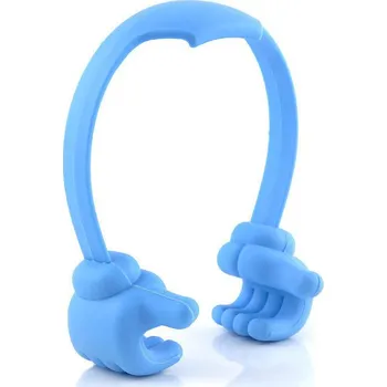 Stojánek na mobil ve tvaru ruky - Modrá