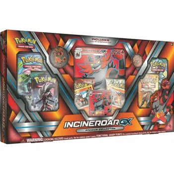 Sběratelská karetní hra Recenze Pokémon Incineroar - GX Premium Box