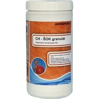 Bazénová chemie Chlorový ŠOK - granulát, 1 kg