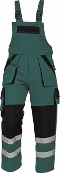 montérky Červa Max Winter Rflx kalhoty s laclem zelené/černé