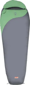 spacák Coleman Biker pravý šedý/zelený 220 cm
