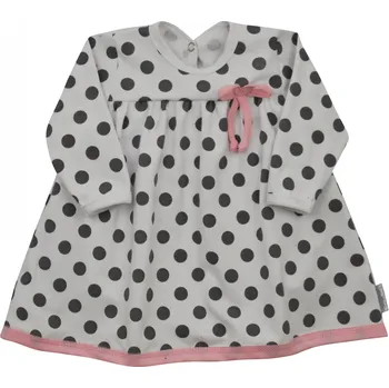 Kojenecký body dívčí puntíkaté body se šatečkami