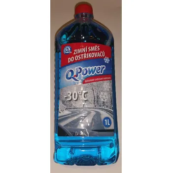 Náplň do chladiče a ostřikovače Q power zimní směs do ostřikovačů -30°C 1L