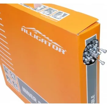 Lanko pro jízdní kolo lanko Alligator nerez brzdové silniční box 100ks