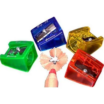 Ořezávátko Ořezávátko na kulatou špičku na silné pastelky Kum Big12R mix barev