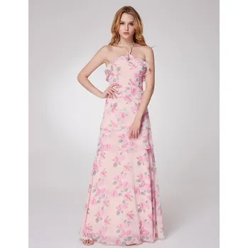 Dámské šaty Ever Pretty růžové letní šaty 7239 Velikost: XXL / 44 / 12 / 16