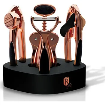 Pánev Berlingerhaus Rosegold Metallic Line BH-1505 sada 5 ks