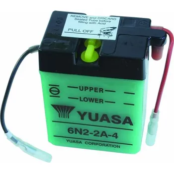 Motobaterie Yuasa 6N2-2A-4 6V 2Ah