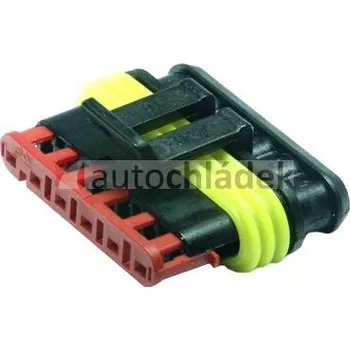 Elektrická zásuvka Zásuvka vodotěsná 1,5 se zámkem 6 pinů