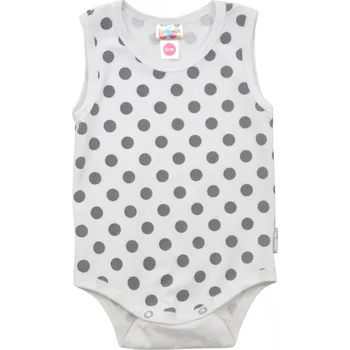 Body puntíkaté bavlněné body-tílko