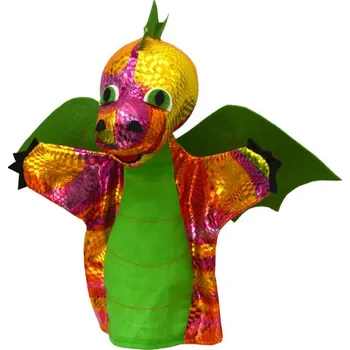 Loutkové divadlo MÚ Brno Drak duhový, zelený