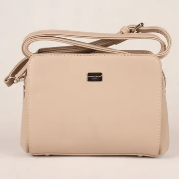 Kabelka Dámská malá crossbody kabelka David Jones CM3741 světlehnědá (camel) | KabelkyproVas.cz