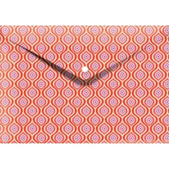 Sešit Obálka na dokumenty A4 Oči CEDON (Barva - červeno růžové)