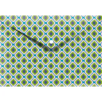 Sešit Obálka na dokumenty A4 kosočtverce CEDON (Barva - modro zeleno bílá)