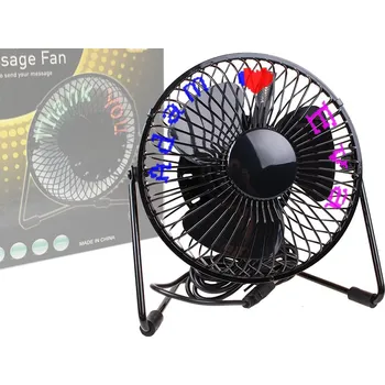 Domácí ventilátor Ventilátor RGB USB