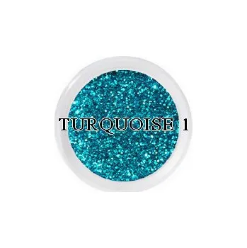 Přípravek na nehty Brokát TURQUOISE 1