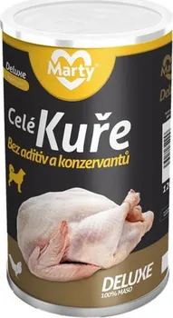 Krmivo pro psa Martypet DeLuxe celé kuře 1200 g