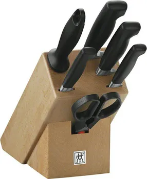 Kuchyňský nůž Zwilling Four Star blok s noži 7 ks