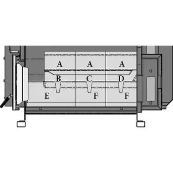Příslušenství ke kotli Keramika spalovacího prostoru pro kotel DC150S C DC0189