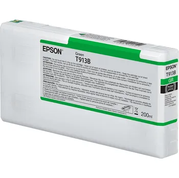 Epson zelený (green) inkoust, T913B00, 200 objem tiskové náplně, pro Epson SC-P5000