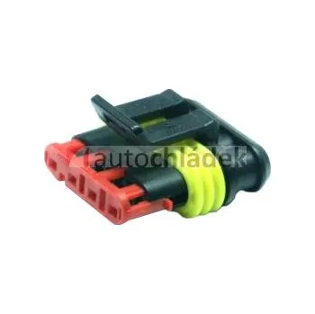 Elektrická zásuvka Zásuvka vodotěsná 1,5 se zámkem 4 piny